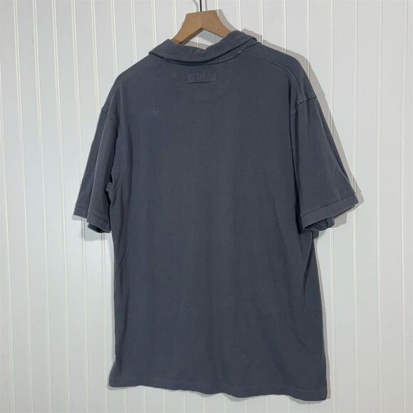 Duluth Trading Men’s Large Gray Polo Shirt Utility Pockets 100% Cotton Workwear - Picture 3 of 9